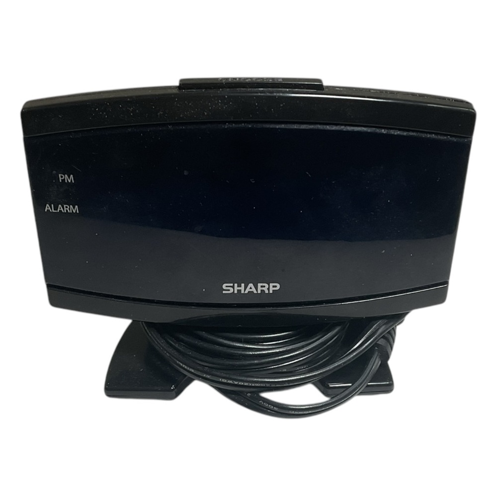 Sharp Model SPC106 Digital Alarm Clock (Large Blue Display) Works